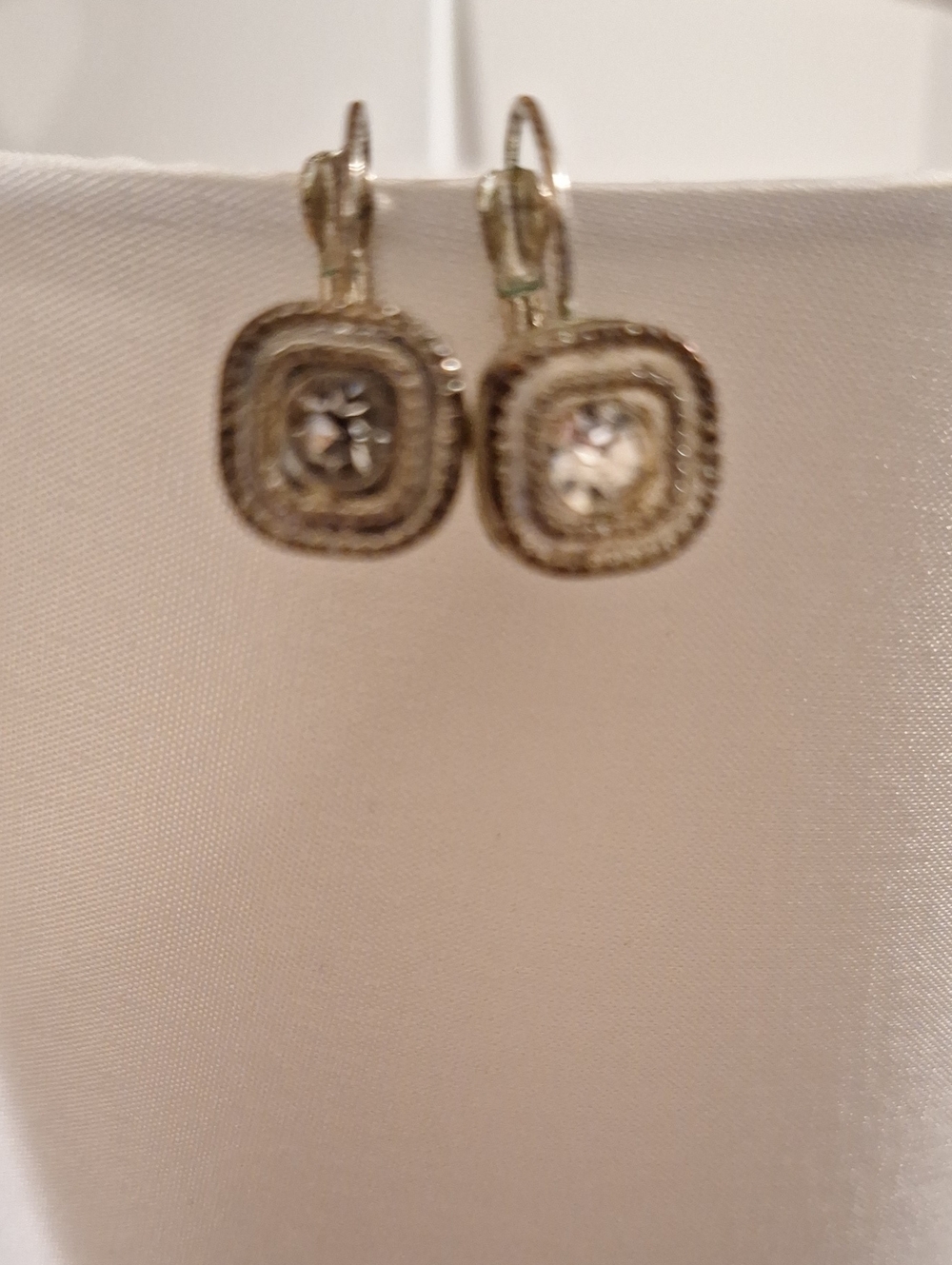 Silver & Gold Drop Earrings Like New